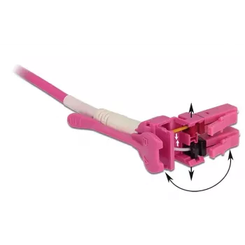 Glasfaserkabel DeLOCK 85136 10m LC Pink