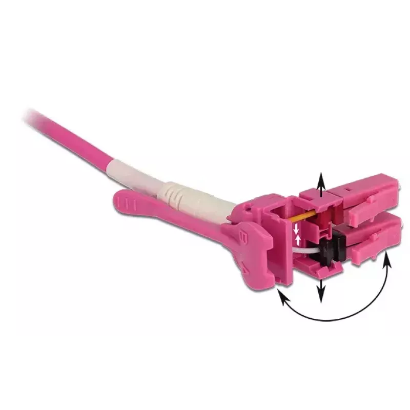 Glasfaserkabel DeLOCK 85136 10m LC Pink