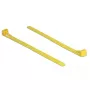 Lösbarer Kabelbinder DELOCK 18760 — Nylon, 150×7,5 mm, Gelb, 100 Stück