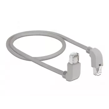 Netzwerkkabel DeLOCK 85870 0,5m Cat6a S/FTP Grau