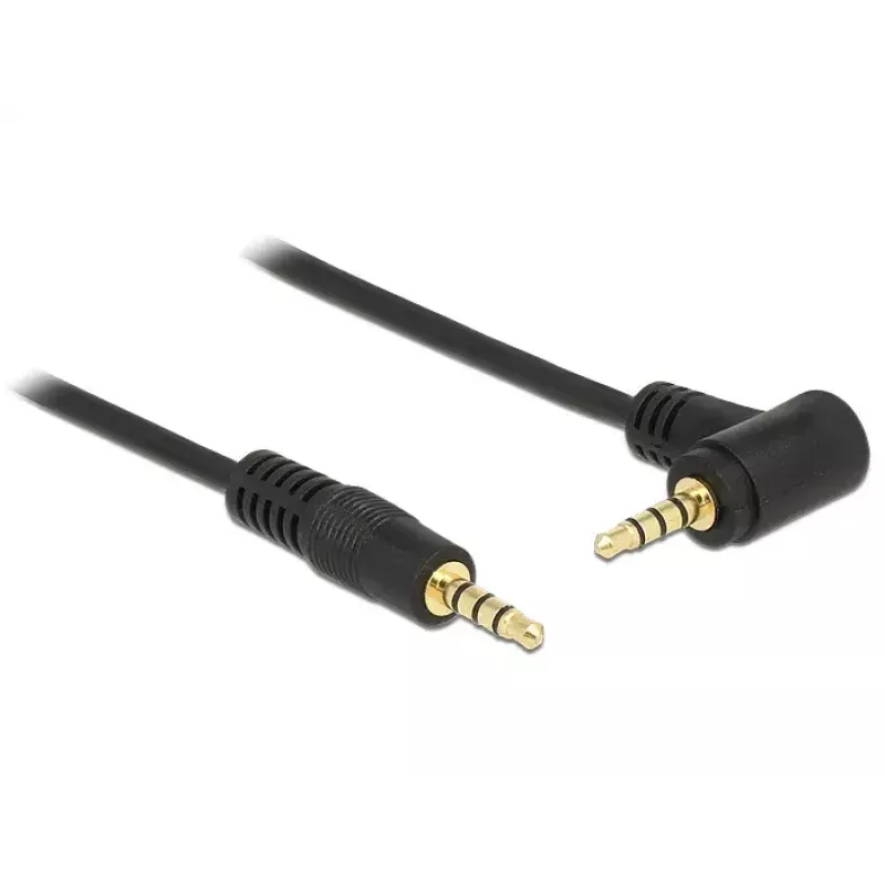 Audiokabel 3,5 mm DeLOCK 84737 1 m Schwarz