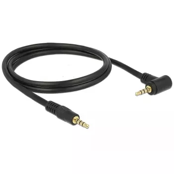 Audiokabel 3,5 mm DeLOCK 84737 1 m Schwarz