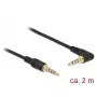 Audiokabel DeLOCK 85613 2m 3,5 mm Schwarz
