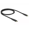 USB-Kabel DeLOCK 85207 USB 3.2 Gen 2 1m USB-C Schwarz