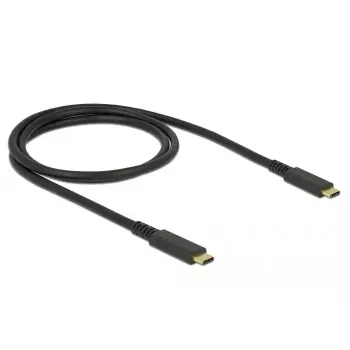 USB-Kabel DeLOCK 85207 USB 3.2 Gen 2 1m USB-C Schwarz