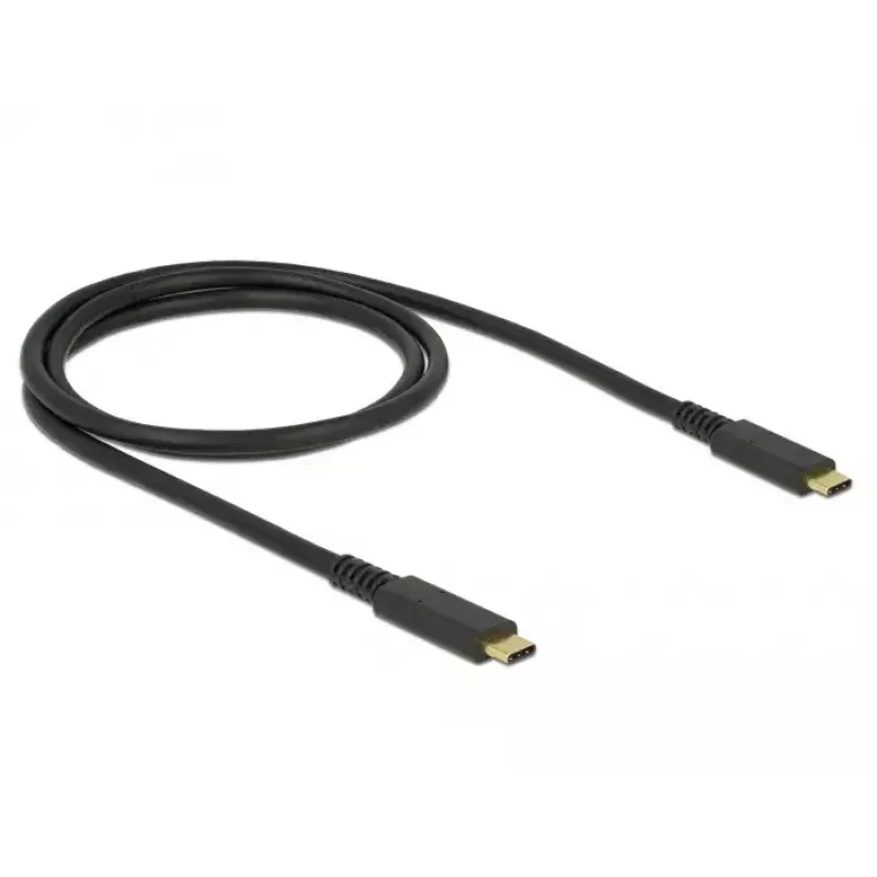 USB-Kabel DeLOCK 85207 USB 3.2 Gen 2 1m USB-C Schwarz