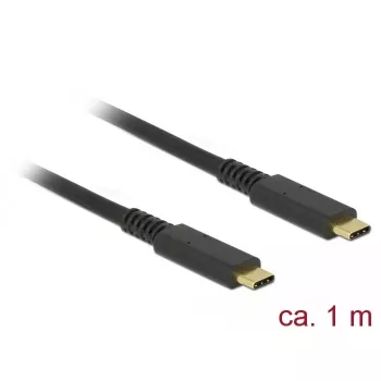 USB-Kabel DeLOCK 85207 USB 3.2 Gen 2 1m USB-C Schwarz