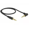 Audiokabel DeLOCK 85607 0,5 m 3,5 mm schwarz