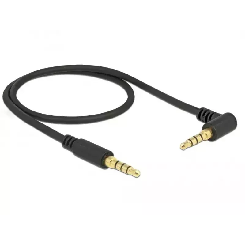 Audiokabel DeLOCK 85607 0,5 m 3,5 mm schwarz