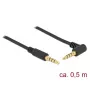 Audiokabel DeLOCK 85607 0,5 m 3,5 mm schwarz