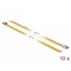 Kabelbinder Stahl DeLOCK 18790 300 mm Gelb 10 Stück