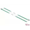 Kabelbinder DeLOCK 18802 Stahl Grün 300mm 10 Stück