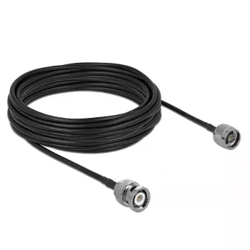 Koaxialkabel LMR195 DeLOCK 90425 10 m Schwarz Grau