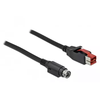 PoweredUSB-Kabel DeLOCK 85947 24V Mini-DIN 3-polig 3m