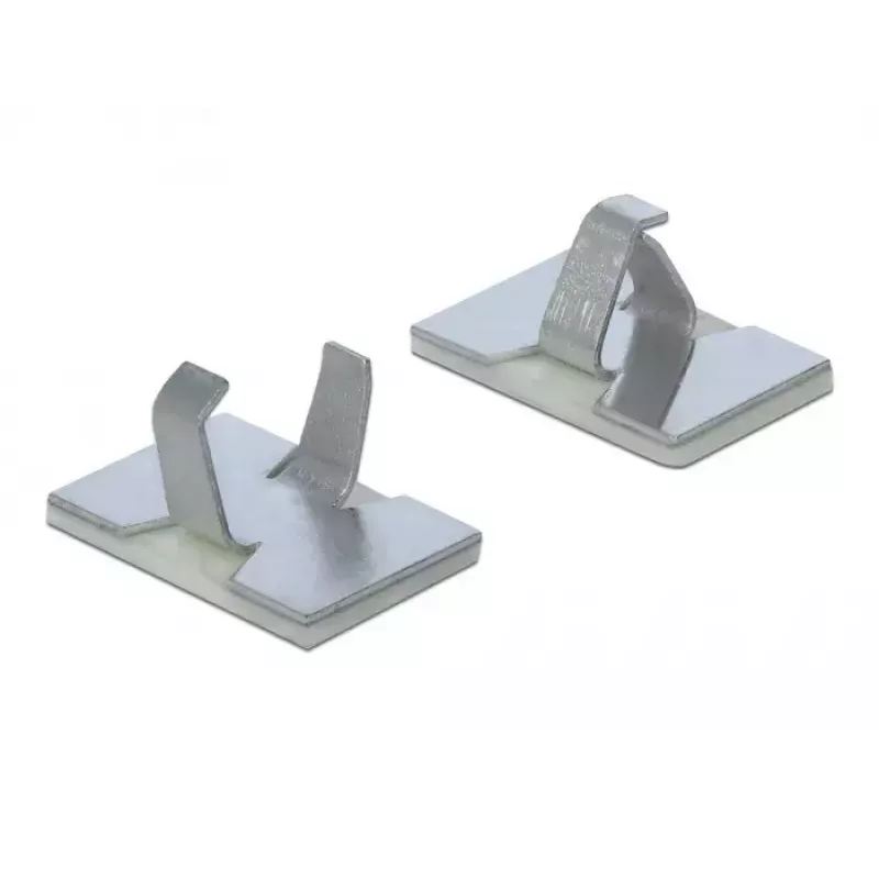 Kabelhalter DeLOCK 60183 Silber 10 Stück