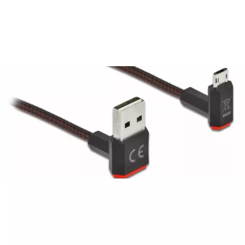 USB-Kabel DeLOCK EASY-USB 2.0 Typ-A auf Micro-B 1m Schwarz