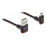 USB-Kabel DeLOCK EASY-USB 2.0 Typ-A auf Micro-B 1m Schwarz
