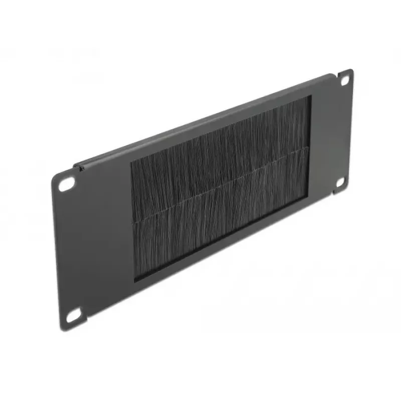 Brush panel DeLOCK 10 Zoll Kabelmanagement-Bürstenleiste 2U schwarz