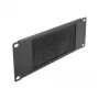 Brush panel DeLOCK 10 Zoll Kabelmanagement-Bürstenleiste 2U schwarz