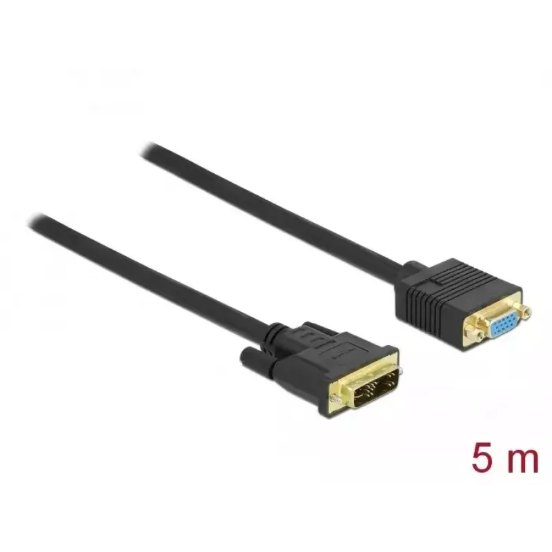 DVI zu VGA Kabel DeLOCK 86755 5m