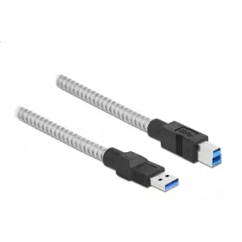 USB-Kabel DeLOCK 86779 Typ-A auf Typ-B 2m Metallmantel