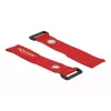 Klett-Kabelbinder DeLOCK 19550 Rot 3 Stück