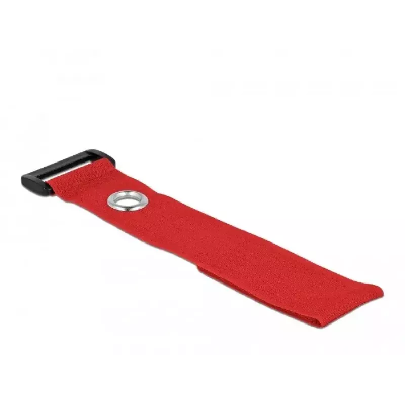Klett-Kabelbinder DeLOCK 19550 Rot 3 Stück