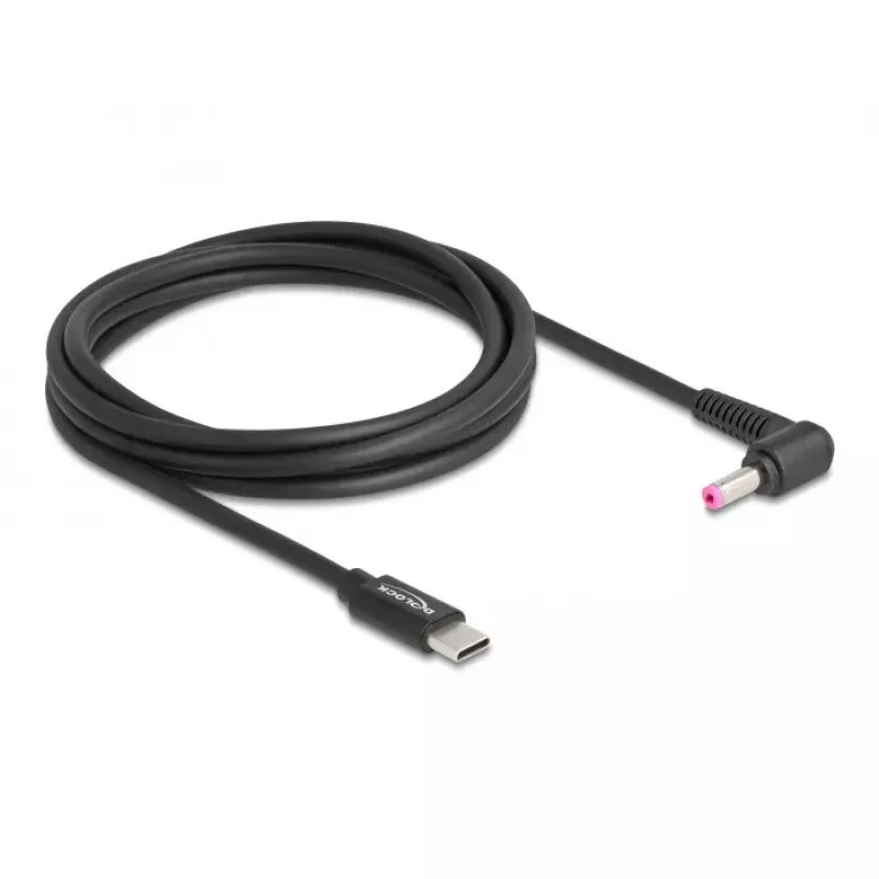 DeLOCK Laptop-Ladekabel USB Type-C Stecker auf HP 4,8 x 1,7 mm Stecker 1,5 m 20 V