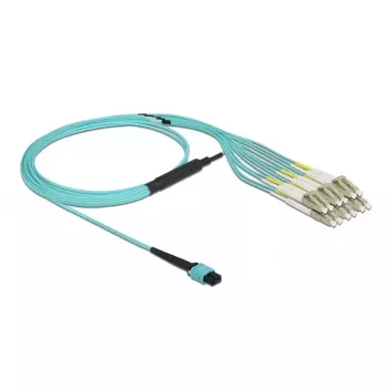 Optical Fiber Kabel MPO female to 12 x LC Duplex male DeLOCK 84872