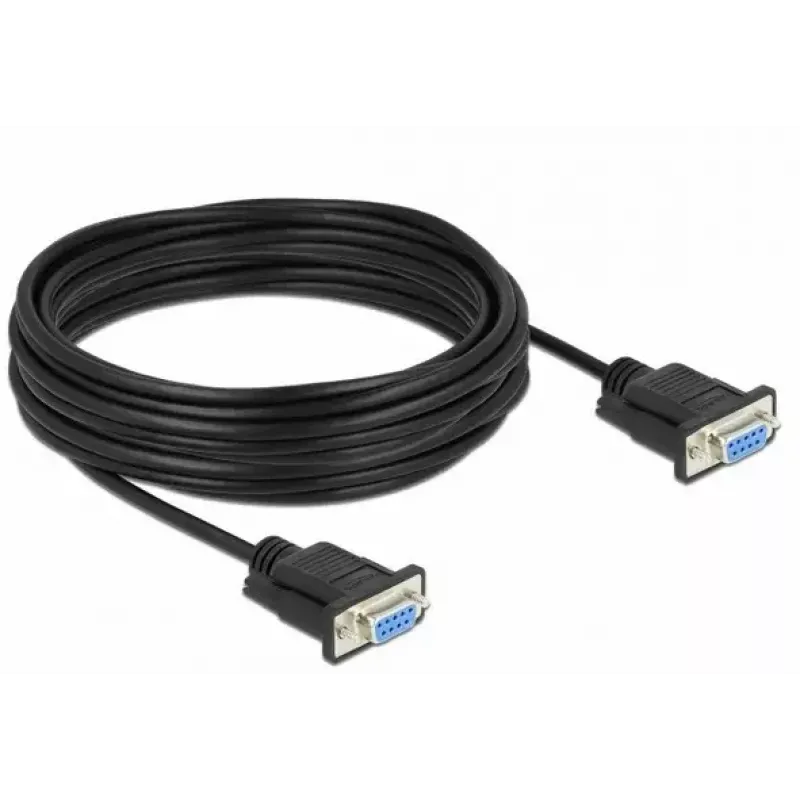 Serielles Kabel RS-232 DeLOCK 87525 10m Buchse auf Buchse