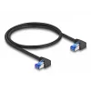 Netzwerkkabel DeLOCK RJ45 Cat.6A S/FTP 2m Schwarz