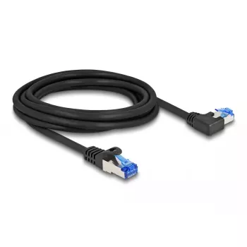 Netzwerkkabel DeLOCK RJ45 Cat.6A S/FTP 3m Schwarz
