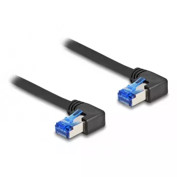 Netzwerkkabel DeLOCK RJ45 Cat.6A S/FTP 0,5 m Schwarz