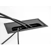 Kabeldurchlass DELOCK 66857 für Schreibtisch, schwarz, 80×280×28 mm, 1 Stück