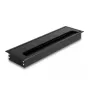 Kabeldurchlass DELOCK 66857 für Schreibtisch, schwarz, 80×280×28 mm, 1 Stück