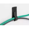DeLOCK Mini-Klett-Kabelhalter L 90 mm x B 24 mm selbstklebend 10 Stück weiß