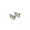 DeLOCK Kabeleinführung mit Bürste und 2 x RJ45 Keystone-Modul Cat.6 Aluminium