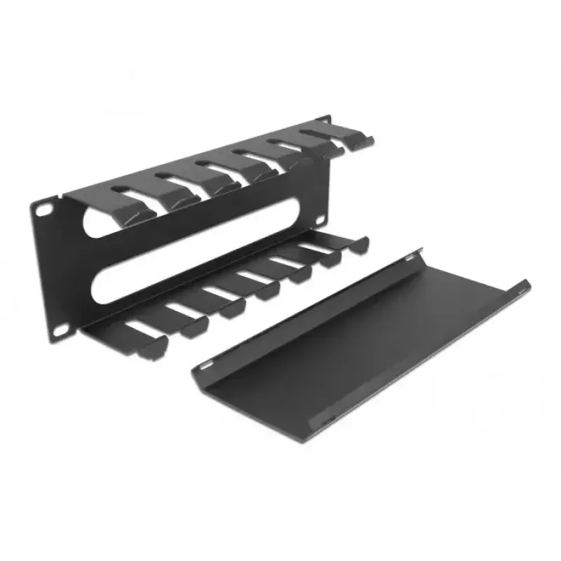 Kabelmanagement-Panel DeLOCK 10 Zoll 66844 schwarz