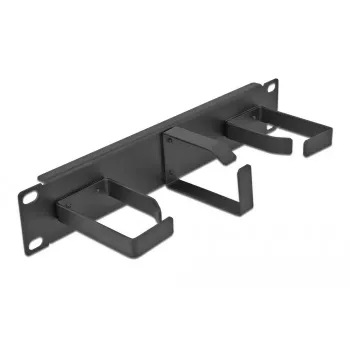 Kabelmanagement-Panel DeLOCK 10 Zoll 66847 mit 3 Metallhaken
