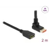 DisplayPort Verlängerungskabel DeLOCK 90° nach oben abgewinkelt 8K 60 Hz 2 m