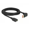 DisplayPort-Verlängerungskabel DeLOCK 87084 3m 8K 60Hz Stecker 90° nach oben auf Buchse