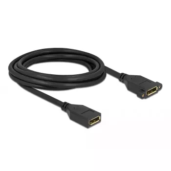 DisplayPort-Kabel Buchse auf Buchse für Panelmontage DeLOCK 87103 3 m