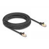 DeLOCK RJ45 Netzwerkkabel Cat.6A S/FTP 7,5m Schwarz