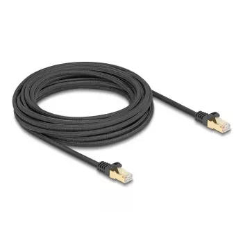 DeLOCK RJ45 Netzwerkkabel Cat.6A S/FTP 7,5m Schwarz