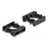 Kabelhalterung DeLOCK 60486 25 mm schwarz 4 Stück