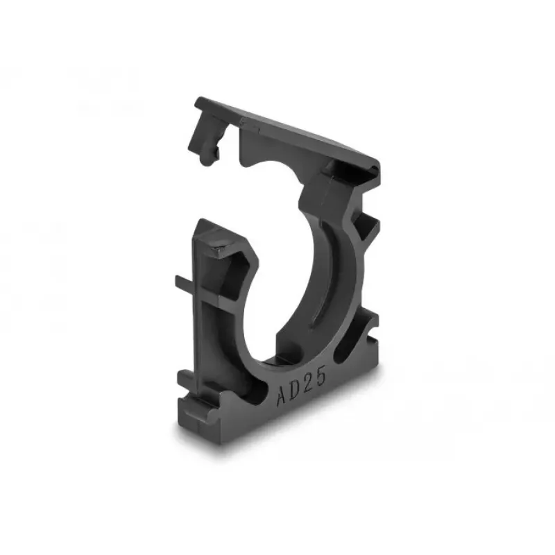 Kabelhalterung DeLOCK 60486 25 mm schwarz 4 Stück