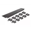 Kabelmanagement-Panel DeLOCK 19 Zoll 66917 2U schwarz mit 10 Haken