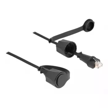DeLOCK Netzwerkkabel RJ45-Stecker auf RJ45-Stecker Cat.6 STP 2m IP68