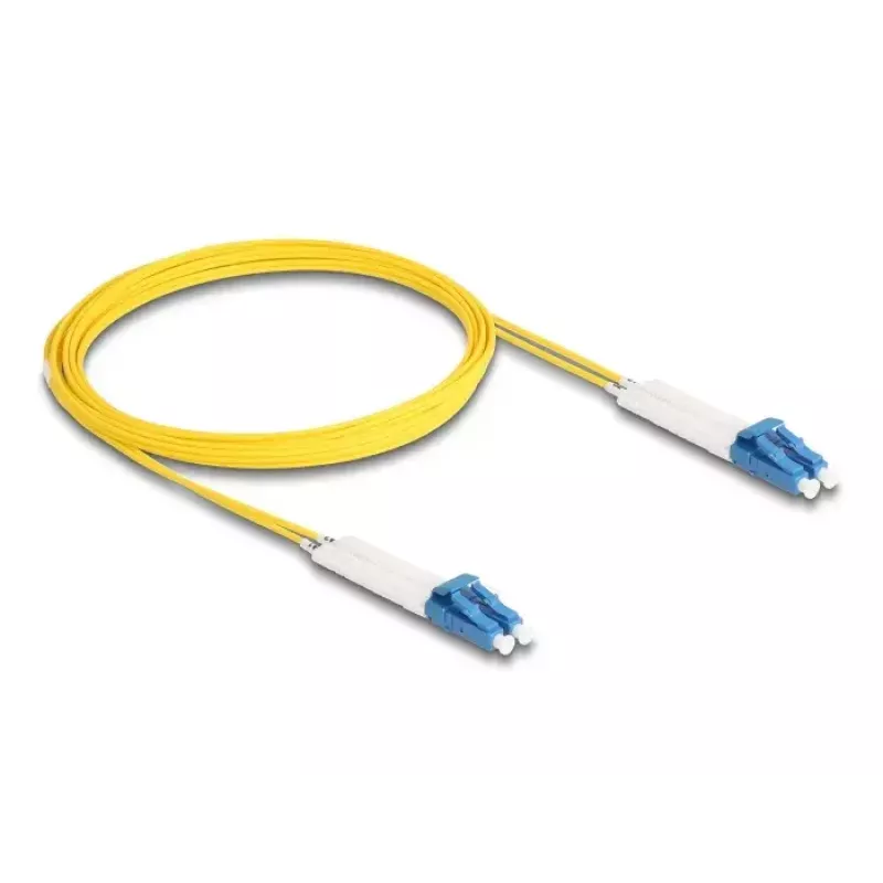 Optical Fiber Kabel DeLOCK 88072 LC Duplex auf LC Duplex OS2 3m