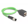 DeLOCK Industrie-Netzwerkzubehör 60571 Kabellänge 0,5 m Zertifizierung UL 94